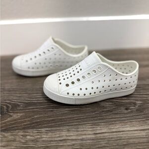 Native Kids White Jefferson Slip-On Shoes